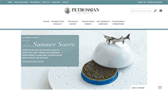 Desktop Screenshot of petrossian.com